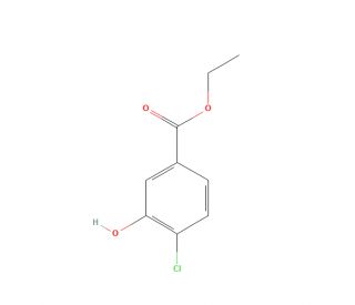 4-Chloro-3-hydroxybenzoic Acid Ethyl Ester (CAS 335013-90-6) - chemical structure image