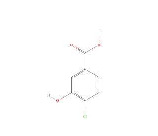 4-Chloro-3-hydroxybenzoic Acid Methyl Ester (CAS 166272-81-7) - chemical structure image