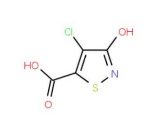 4-Chloro-3-hydroxyisothiazole-5-carboxylic acid (CAS 948292-12-4) - chemical structure image