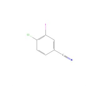 4-Chloro-3-iodobenzonitrile (CAS 914106-26-6) - chemical structure image