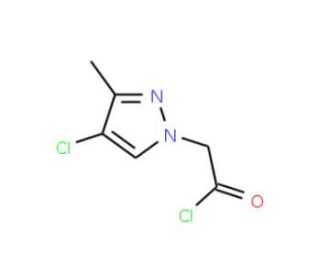 (4-Chloro-3-methyl-pyrazol-1-yl)-acetyl chloride - chemical structure image