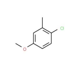 4-Chloro-3-methylanisole (CAS 13334-71-9) - chemical structure image
