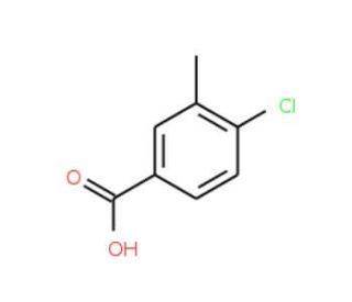 4-Chloro-3-methylbenzoic acid (CAS 7697-29-2) - chemical structure image
