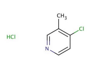 4-Chloro-3-methylpyridine hydrochloride (CAS 19524-08-4) - chemical structure image