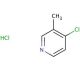 4-Chloro-3-methylpyridine hydrochloride (CAS 19524-08-4) - chemical structure image