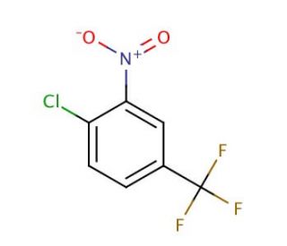 4-Chloro-3-nitrobenzotrifluoride (CAS 121-17-5) - chemical structure image