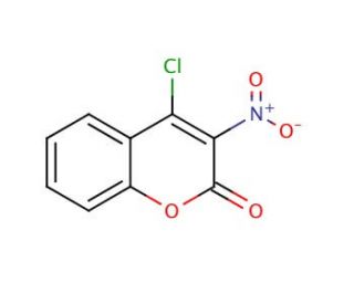 4-Chloro-3-nitrocoumarin (CAS 38464-20-9) - chemical structure image