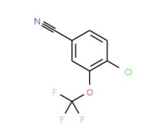 4-Chloro-3-(trifluoromethoxy)benzonitrile (CAS 886501-50-4) - chemical structure image