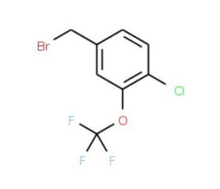 4-Chloro-3-(trifluoromethoxy)benzyl bromide (CAS 886500-93-2) - chemical structure image