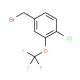 4-Chloro-3-(trifluoromethoxy)benzyl bromide (CAS 886500-93-2) - chemical structure image