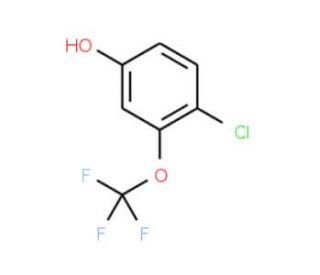 4-Chloro-3-(trifluoromethoxy)phenol (CAS 886500-85-2) - chemical structure image