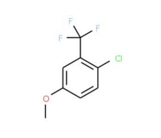 4-Chloro-3-(trifluoromethyl)anisole (CAS 400-73-7) - chemical structure image