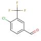 4-Chloro-3-(trifluoromethyl)benzaldehyde (CAS 34328-46-6) - chemical structure image