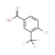 4-Chloro-3-(trifluoromethyl)benzoic acid (CAS 1737-36-6) - chemical structure image