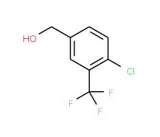4-Chloro-3-(trifluoromethyl)benzyl alcohol (CAS 65735-71-9) - chemical structure image