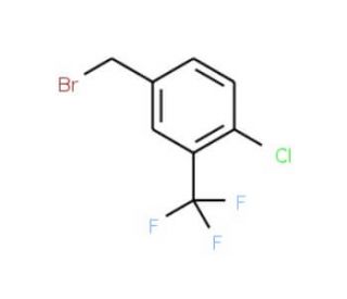 4-Chloro-3-(trifluoromethyl)benzyl bromide (CAS 261763-23-9) - chemical structure image