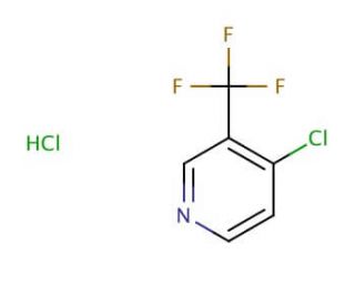 4-Chloro-3-(trifluoromethyl)pyridine hydrochloride (CAS 732306-24-0) - chemical structure image