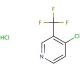 4-Chloro-3-(trifluoromethyl)pyridine hydrochloride (CAS 732306-24-0) - chemical structure image