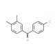 4-Chloro-3′,4′-dimethylbenzophenone (CAS 40415-10-9) - chemical structure image