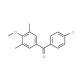 4-Chloro-3′,5′-dimethyl-4′-methoxybenzophenone (CAS 61259-84-5) - chemical structure image