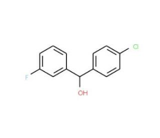 4-Chloro-3&prime;-fluorobenzhydrol - chemical structure image