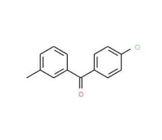 4-Chloro-3&prime;-methylbenzophenone (CAS 35256-82-7) - chemical structure image