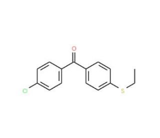 4-Chloro-4&prime;-(ethylthio)benzophenone (CAS 844885-04-7) - chemical structure image