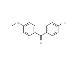 4-Chloro-4&prime;-methoxybenzophenone (CAS 10547-60-1) - chemical structure image