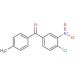 4-Chloro-4′-methyl-3-nitrobenzophenone (CAS 40306-24-9) - chemical structure image