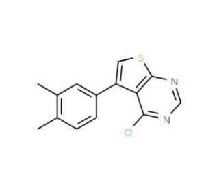 4-chloro-5-(3,4-dimethylphenyl)thieno[2,3-d]pyrimidine - chemical structure image