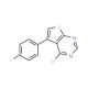 4-Chloro-5-(4-fluorophenyl)thieno[2,3-d]pyrimidine (CAS 384351-45-5) - chemical structure image
