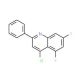 4-Chloro-5,7-difluoro-2-phenylquinoline (CAS 1155603-85-2) - chemical structure image