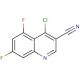 4-chloro-5,7-difluoroquinoline-3-carbonitrile - chemical structure image