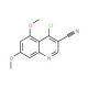 4-chloro-5,7-dimethoxyquinoline-3-carbonitrile (CAS 331662-73-8) - chemical structure image