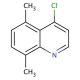 4-Chloro-5,8-dimethylquinoline (CAS 188759-77-5) - chemical structure image