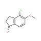 4-Chloro-5-methoxy-1-indanone (CAS 944109-65-3) - chemical structure image