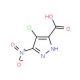 4-Chloro-5-nitro-1H-pyrazole-3-carboxylic acid (CAS 84547-92-2) - chemical structure image