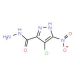 4-Chloro-5-nitro-1H-pyrazole-3-carboxylic acid hydrazide - chemical structure image