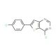 4-Chloro-6-(4-chlorophenyl)thieno[3,2-d]pyrimidine - chemical structure image