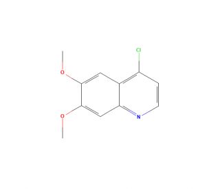 4-Chloro-6,7-dimethoxyquinoline (CAS 35654-56-9) - chemical structure image