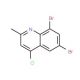 4-Chloro-6,8-dibromo-2-methylquinoline (CAS 203626-29-3) - chemical structure image