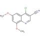 4-chloro-6,8-dimethoxyquinoline-3-carbonitrile (CAS 1017049-01-2) - chemical structure image