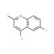 4-Chloro-6-fluoro-2-methylquinoline (CAS 18529-01-6) - chemical structure image