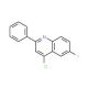 4-Chloro-6-fluoro-2-phenylquinoline (CAS 103914-45-0) - chemical structure image