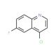 4-Chloro-6-fluoroquinoline (CAS 391-77-5) - chemical structure image