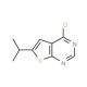 4-Chloro-6-isopropyl-thieno[2,3-d]pyrimidine - chemical structure image