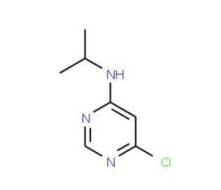 4-Chloro-6-isopropylaminopyrimidine (CAS 945896-32-2) - chemical structure image