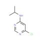 4-Chloro-6-isopropylaminopyrimidine (CAS 945896-32-2) - chemical structure image