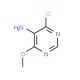 4-Chloro-6-methoxy-pyrimidin-5-ylamine (CAS 15846-19-2) - chemical structure image