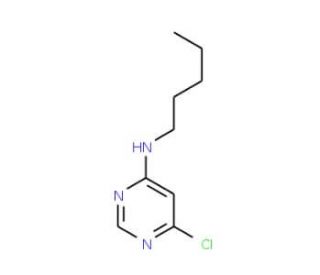 4-Chloro-6-pentylaminopyrimidine (CAS 941294-44-6) - chemical structure image